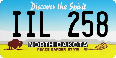 ND license plate IIL258