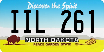ND license plate IIL261