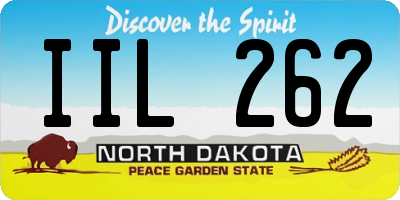 ND license plate IIL262