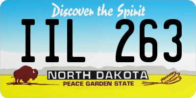 ND license plate IIL263