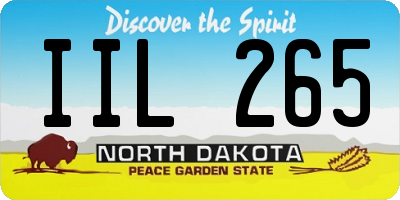 ND license plate IIL265