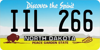 ND license plate IIL266