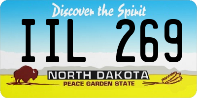 ND license plate IIL269