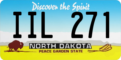 ND license plate IIL271