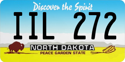 ND license plate IIL272