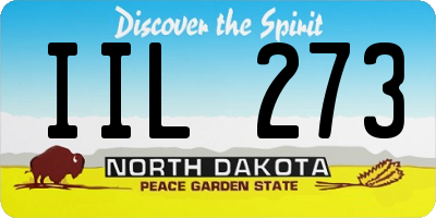 ND license plate IIL273