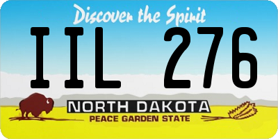 ND license plate IIL276