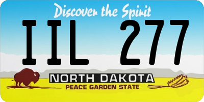 ND license plate IIL277