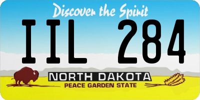 ND license plate IIL284