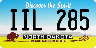 ND license plate IIL285