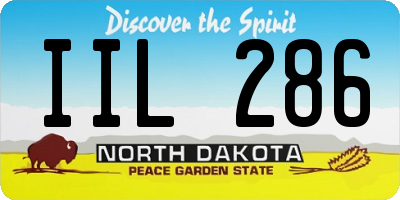 ND license plate IIL286
