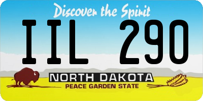 ND license plate IIL290