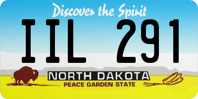ND license plate IIL291