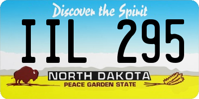 ND license plate IIL295