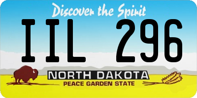 ND license plate IIL296