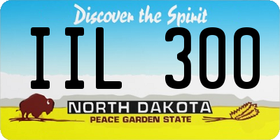 ND license plate IIL300