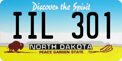 ND license plate IIL301