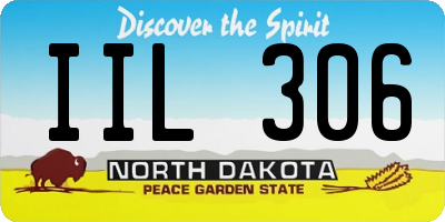 ND license plate IIL306