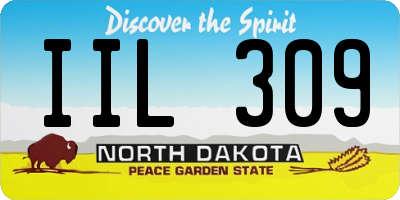 ND license plate IIL309