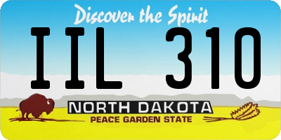 ND license plate IIL310