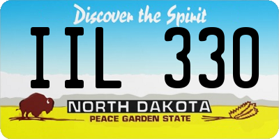 ND license plate IIL330
