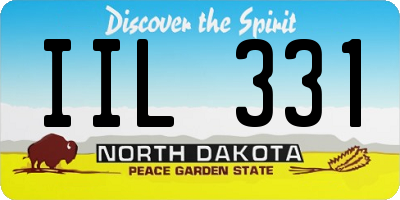 ND license plate IIL331