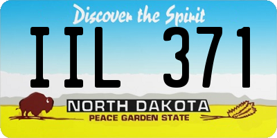 ND license plate IIL371