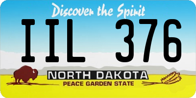 ND license plate IIL376