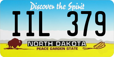 ND license plate IIL379