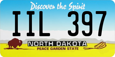 ND license plate IIL397