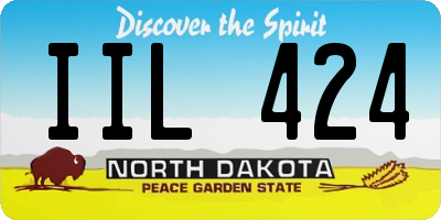 ND license plate IIL424