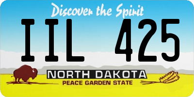 ND license plate IIL425