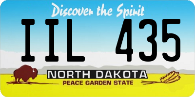 ND license plate IIL435