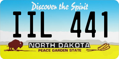 ND license plate IIL441