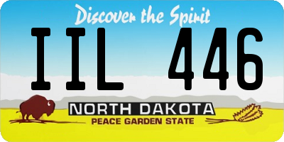 ND license plate IIL446