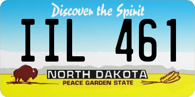 ND license plate IIL461
