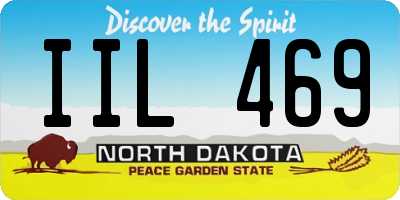 ND license plate IIL469