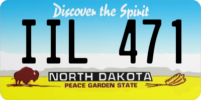 ND license plate IIL471