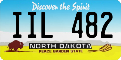 ND license plate IIL482