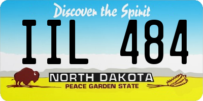 ND license plate IIL484
