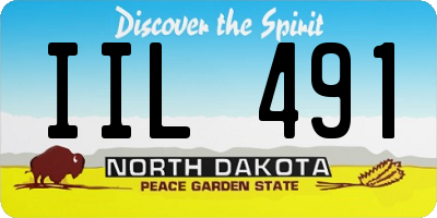 ND license plate IIL491
