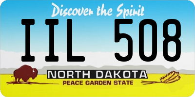 ND license plate IIL508