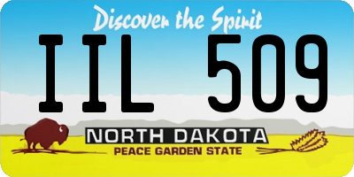 ND license plate IIL509