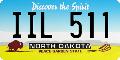 ND license plate IIL511