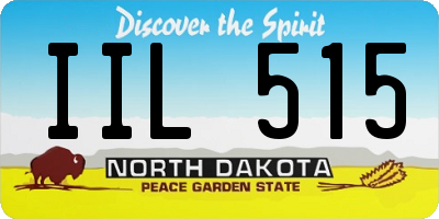 ND license plate IIL515