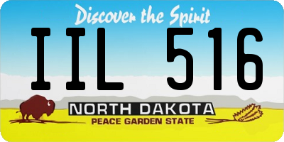 ND license plate IIL516