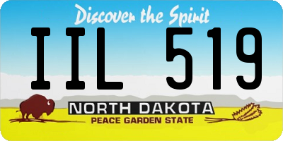 ND license plate IIL519
