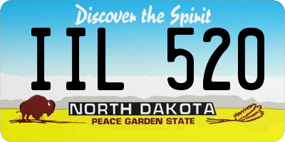 ND license plate IIL520