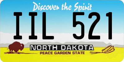 ND license plate IIL521