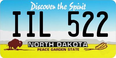 ND license plate IIL522